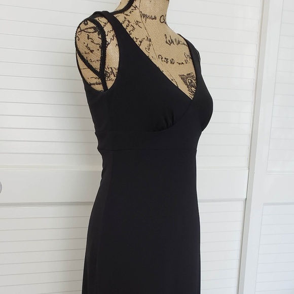 Like New BCBG Max Azria Collection Long Black Dress-Local Pickup Available - Picture 5 of 7